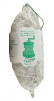 Saucisson sec au poivre vert